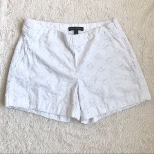 Banana Republic white shorts